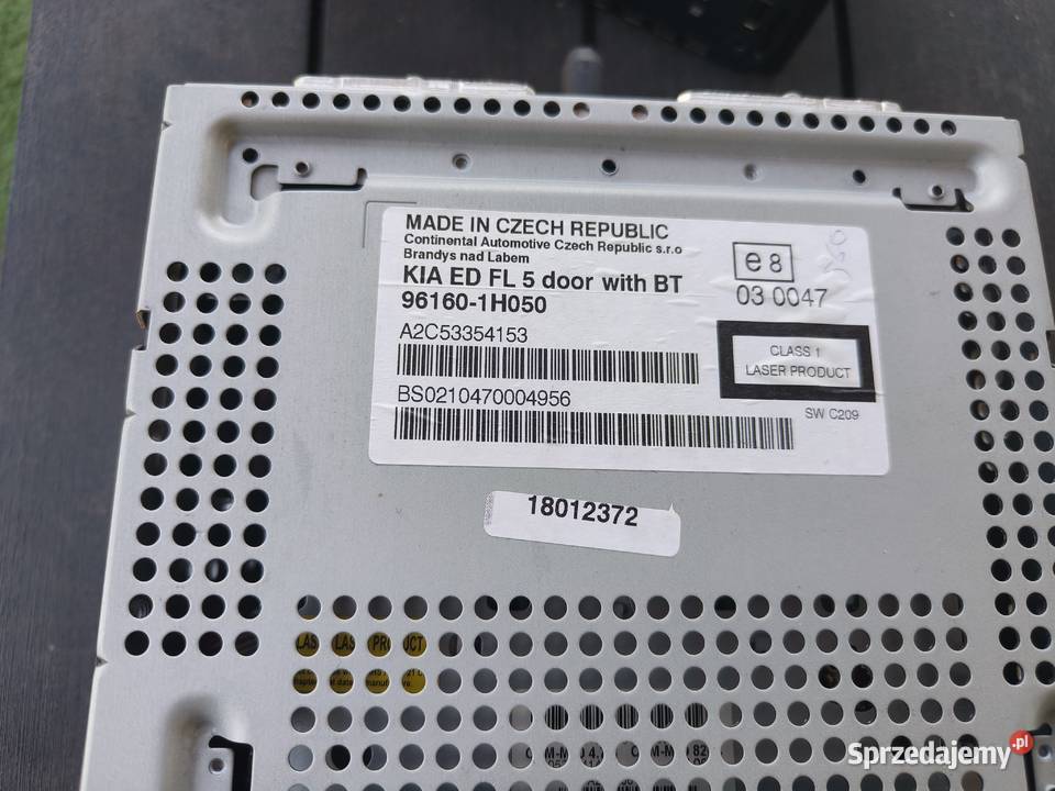 Radio KIA Ceed 2010 osobowe Rudna Wielka