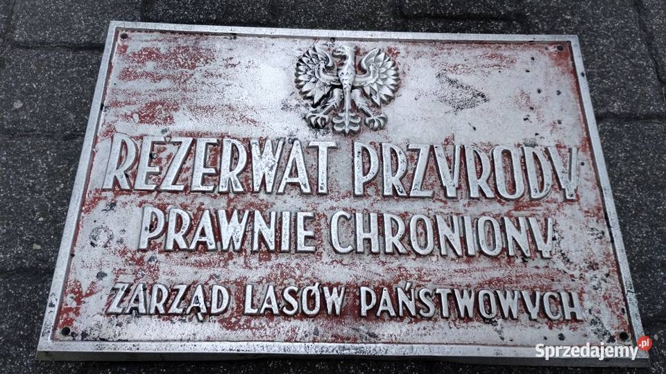 Tablica rezerwat przyrody prawnie chroniony kujawsko-pomorskie Bydgoszcz