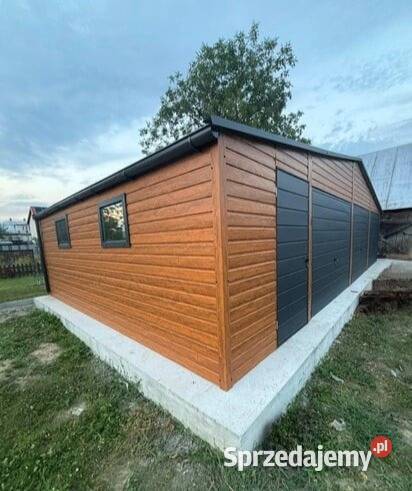 Garaż blaszany 11x6 drewnopodobny Kraków