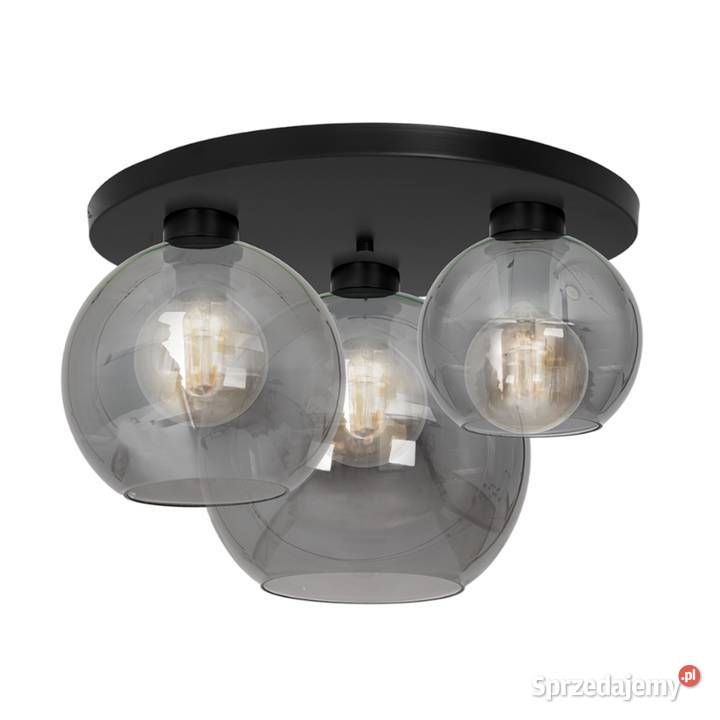 Lampa sufitowa SOFIA Smoked Milagro czarna 3xE27 Pozostałe opolskie Opole