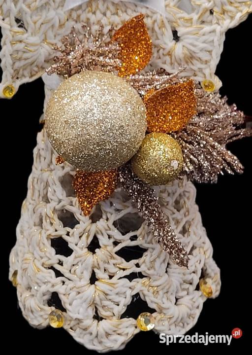 Świąteczny zestaw ręcznie wykonanyAniołek z Krzywaczka sprzedam