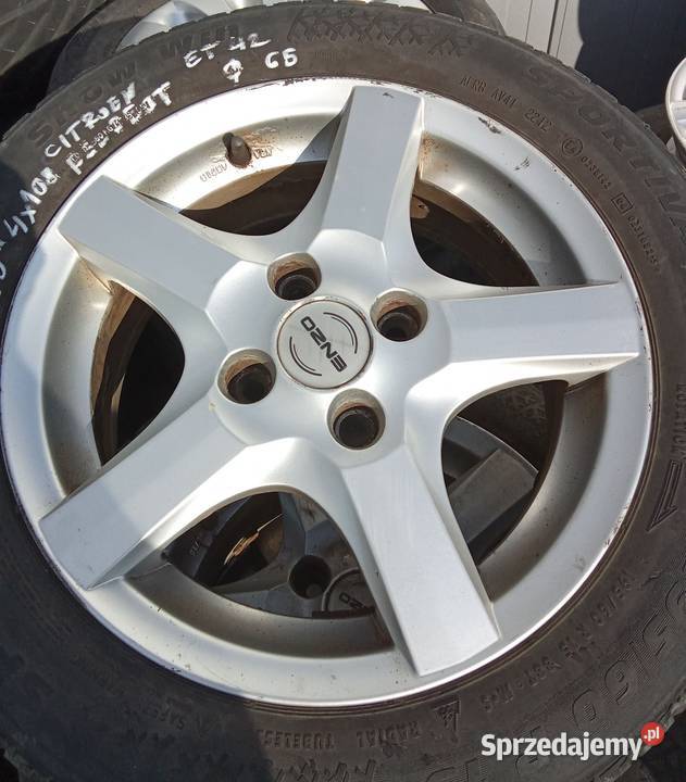 ALUFELGI ENZO 15 4x108 CITROEN PEUGEOT SKUP AUT Samochodowe Wągrowiec