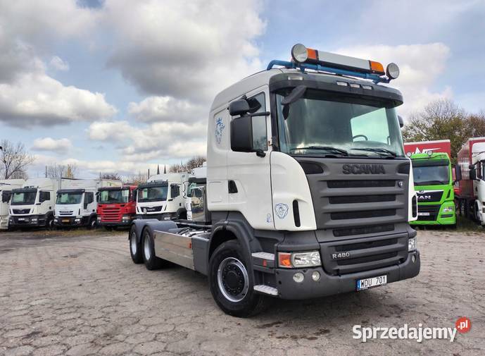 SCANIA R480 6x4 RAMA DO ZABUDOWY HYDRAULIKA tempomat Częstochowa sprzedam