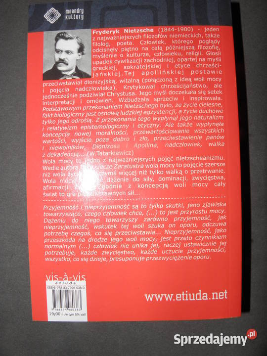 Wola mocy Friedrich Nietzsche Proza i poezja Andrychów