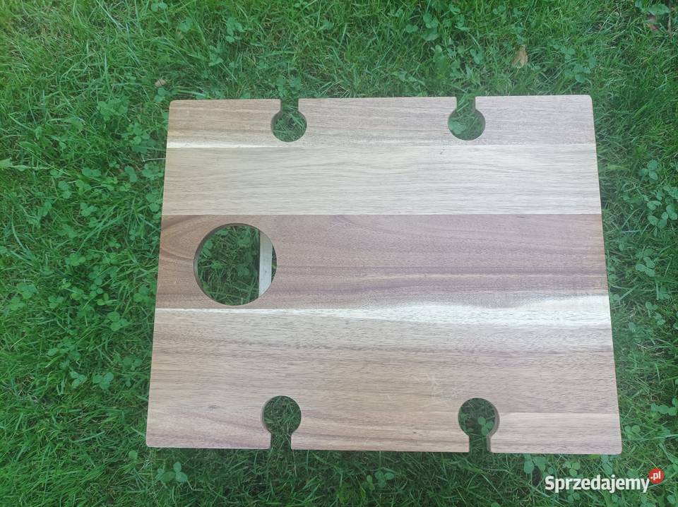 Drewniany składany stolik piknikowy Sterdyń