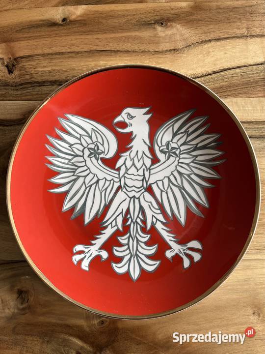 Godło PRL orzeł bez korony talerz 31 Katowice