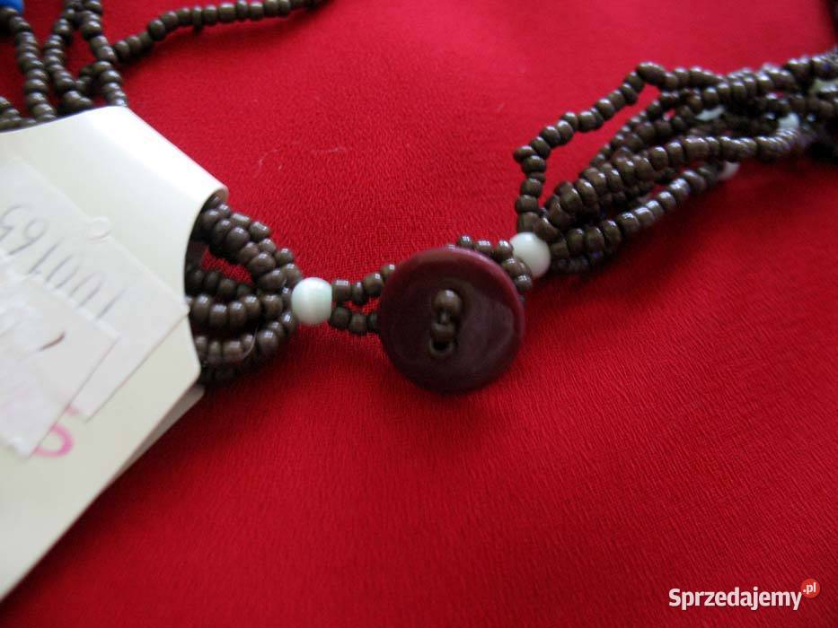 Korale naszyjnik wisior długość około 45 Siedlce