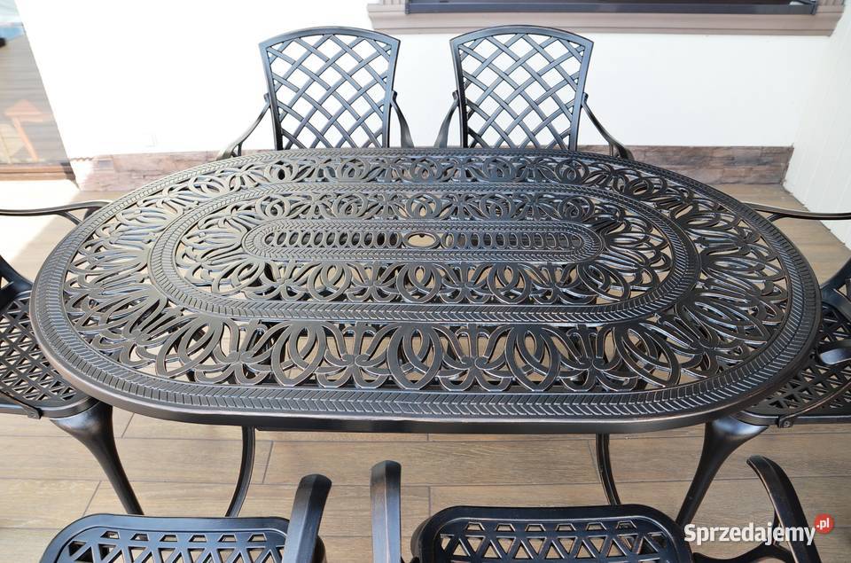 Zestaw mebli ogroduwy 6 osobowy 70cm Komplety mebli Breń