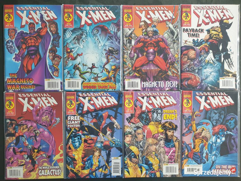 The Essential XMen 49 komiksów komiksów Marvel Superbohaterowie