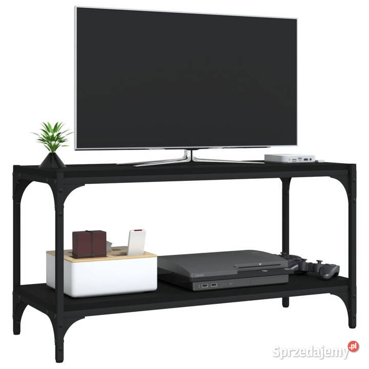 Szafka pod TV czarna 80x33x41 materiał mazowieckie Warszawa