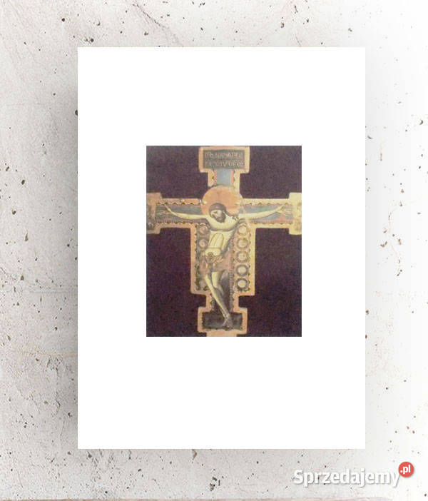 religijny obrazek A4 dawna sztuka plakat 21x30 wielokolorowy Dom i Ogród Olsztyn