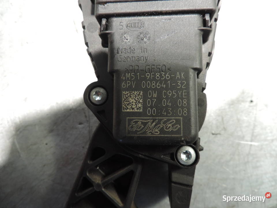 POTENCJOMETR PEDAŁ GAZU 4M519F836AK FORD FOCUS