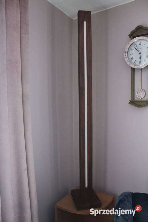 Drewniana lampa LED Lampy podłogowe dolnośląskie Lubań sprzedam