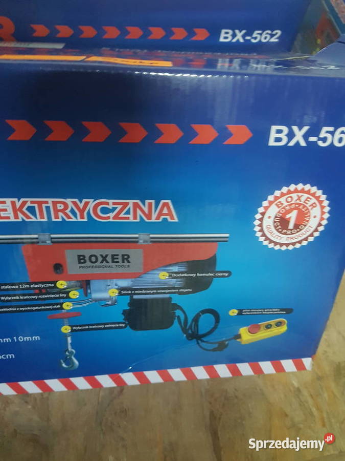 Wyciągarka elektryczna Boxer 500 2000 wat 500 Głogowa