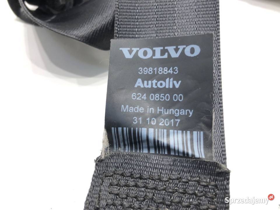 PAS BEZPIECZEŃSTWA PRAWY PRZÓD VOLVO V60 I