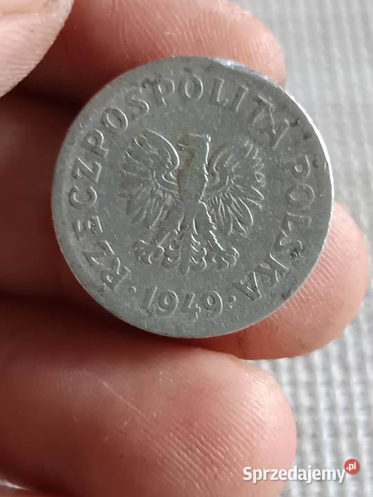 Sprzedam monetę 50 groszy 1949 skrętka lekka Chełm