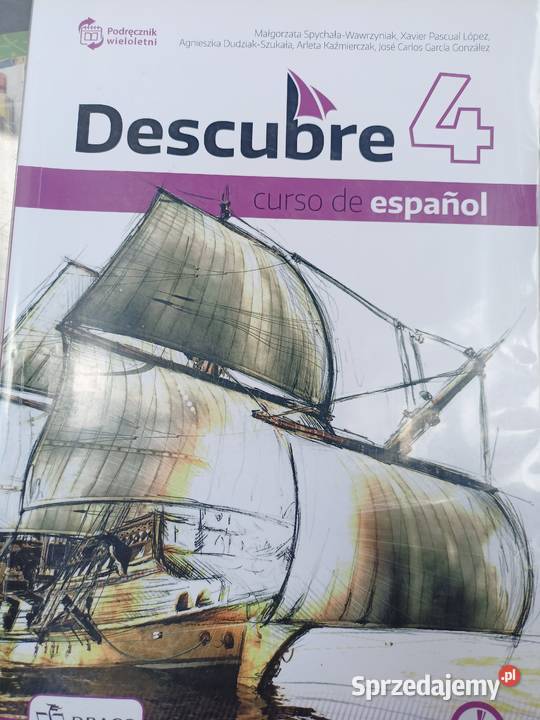 Descubre 4 kursy językowe hiszpański książki tradycyjny podręcznik Gdańsk sprzedam