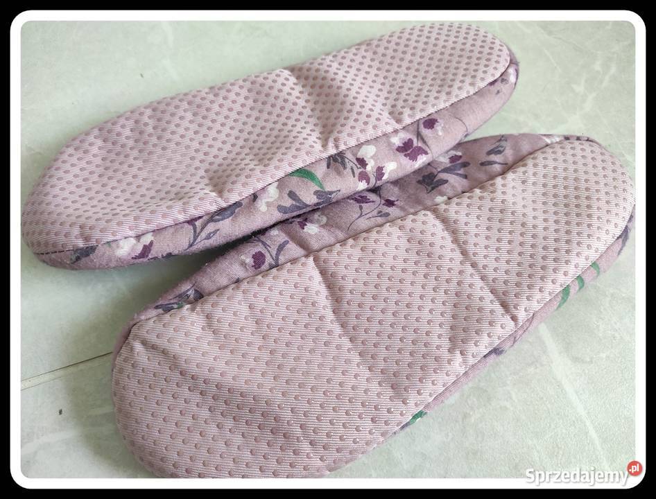 Kapcie damskie 37 bambosze wkładane 24 Płock