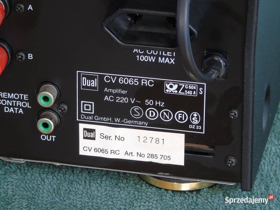 Wzmacniacz stereo Dual CV6065 mocny i sprawny Jasło