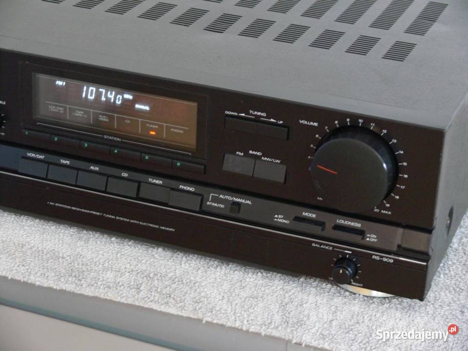 Amplituner Fisher RS909 mocny WYSYŁKA Amplitunery podkarpackie sprzedam