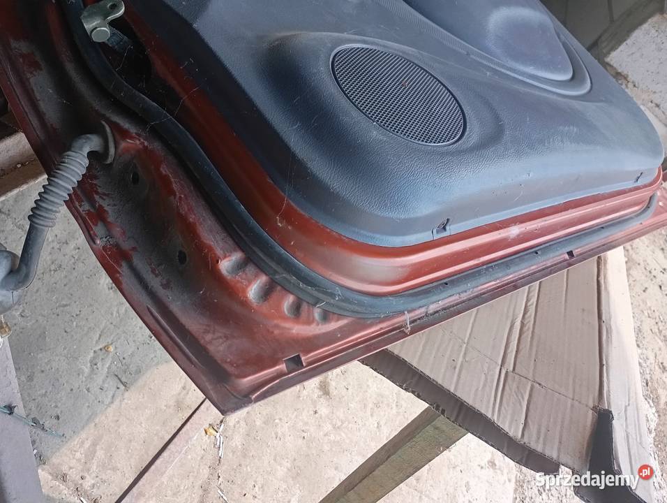 Drzwi prawy przód Daewoo Matiz pomarańczowe bez Głuchów sprzedam