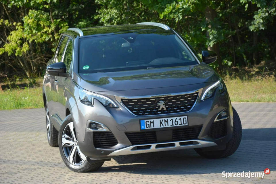 Peugeot 5008 GTLine Radar ACC Skóry 7foteli Navi Van / Minibus Ostrów Mazowiecka