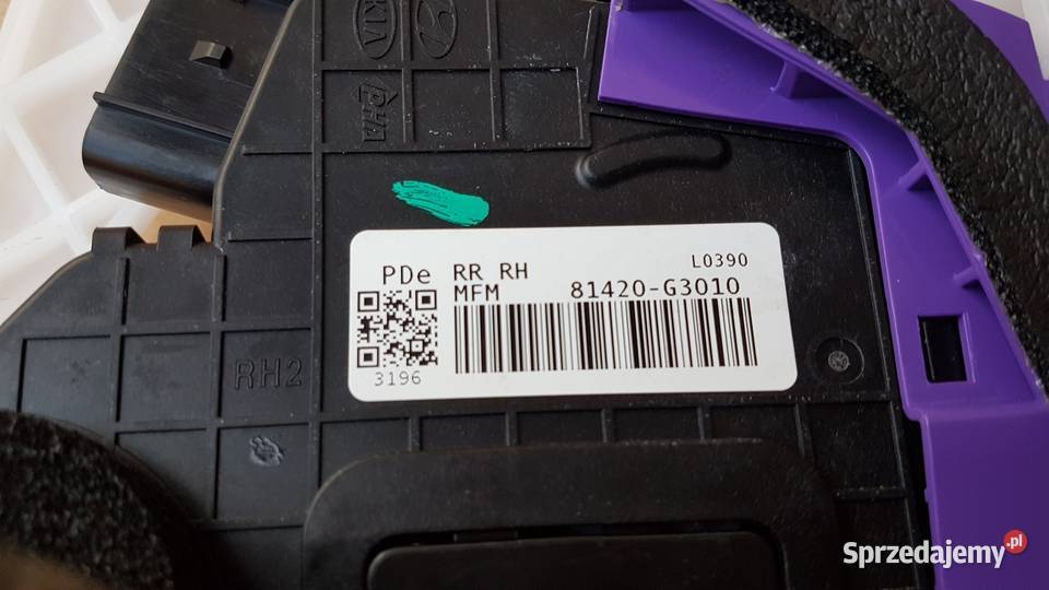 Hyundai i30 III PDE zamek zatrzask centralny Zamki, wkładki i kluczyki Legnica