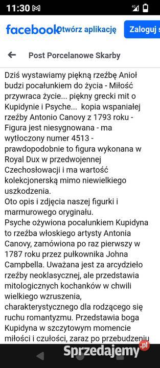 Rzeźba Pocałunek Amor iPsyche Sopot