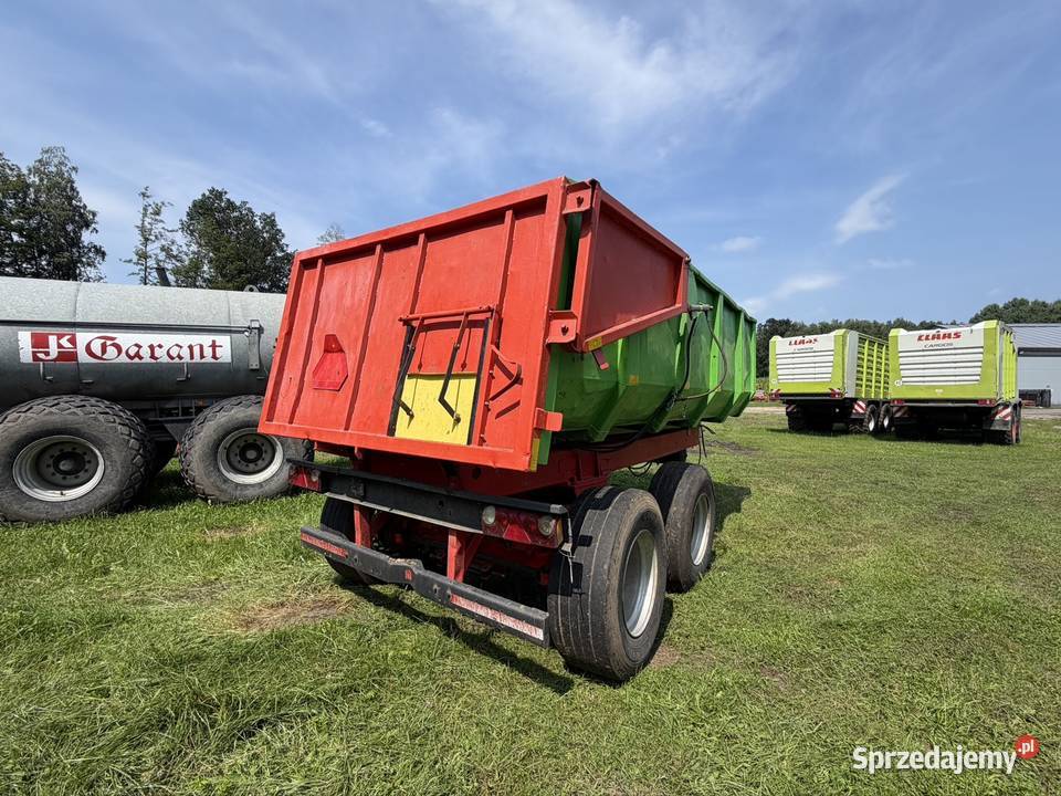 Przyczepa skorupowa tandem Garant nieuszkodzony mazowieckie Myszyniec sprzedam