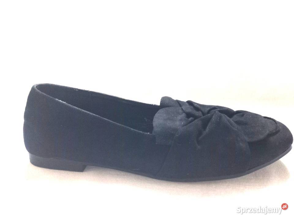 Buty damskie Lordsy czarne r 38 zamsz EKO stan czarny Białystok