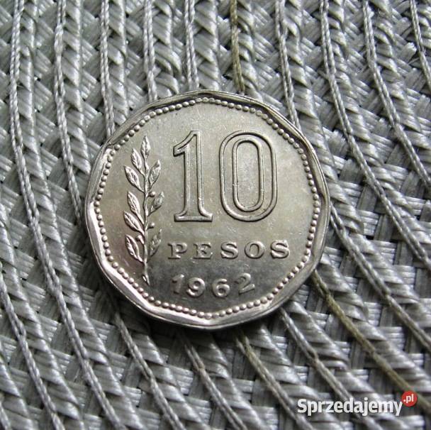 Argentyna 10 Pesos 1962r Kalisz