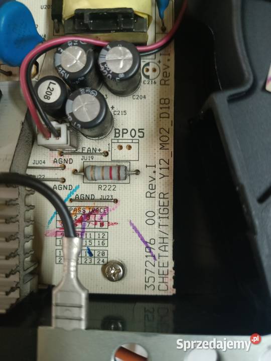 Zasilacz płyty indukcyjnej elektrolux Y12M02D18 Głogoczów sprzedam