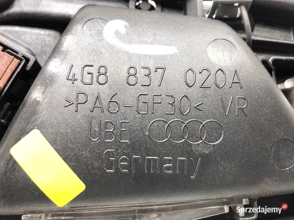 KLAMKA WEWNĘTRZNA PRAWY PRZÓD CARBON AUDI A7 4G osobowe