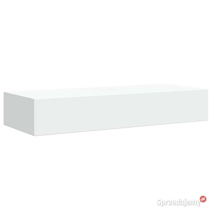vidaXL Półka ścienna z szufladą biała 60 x 235 x mazowieckie Warszawa