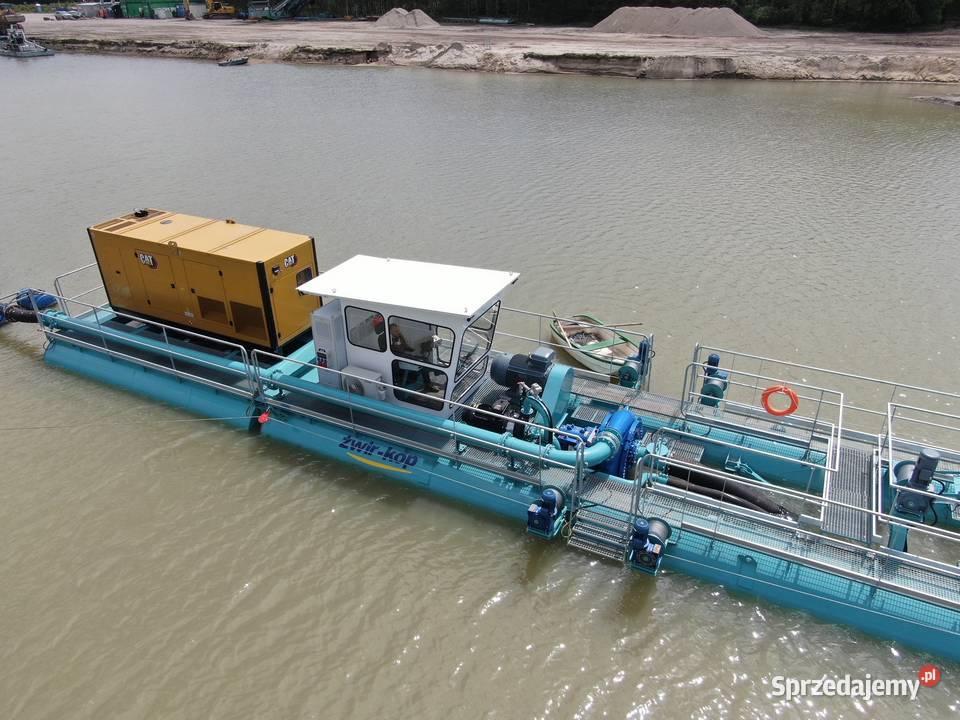 Pogłębiarka ssąca Refuler Odwadniacz Przenośnik