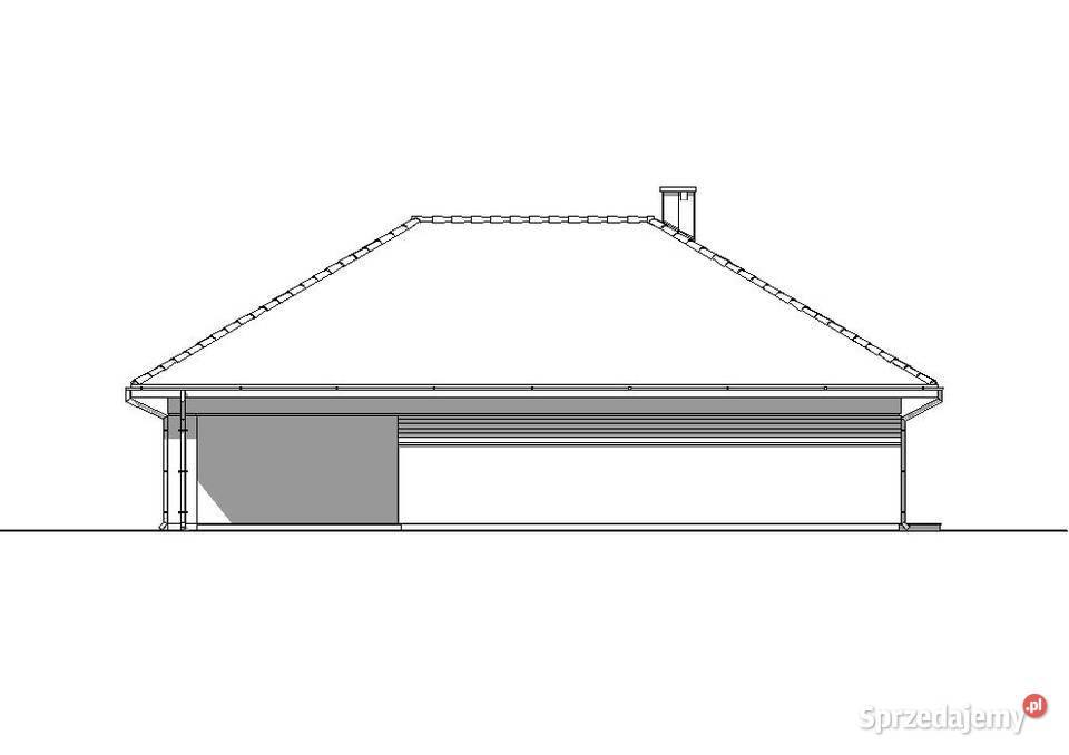PROJEKT DOMU PARTEROWEGO W STYLU NOWOCZESNYM Kraków