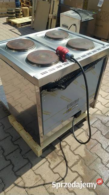 Kuchnia elektr 4palnikowa z piek Hendi 225936