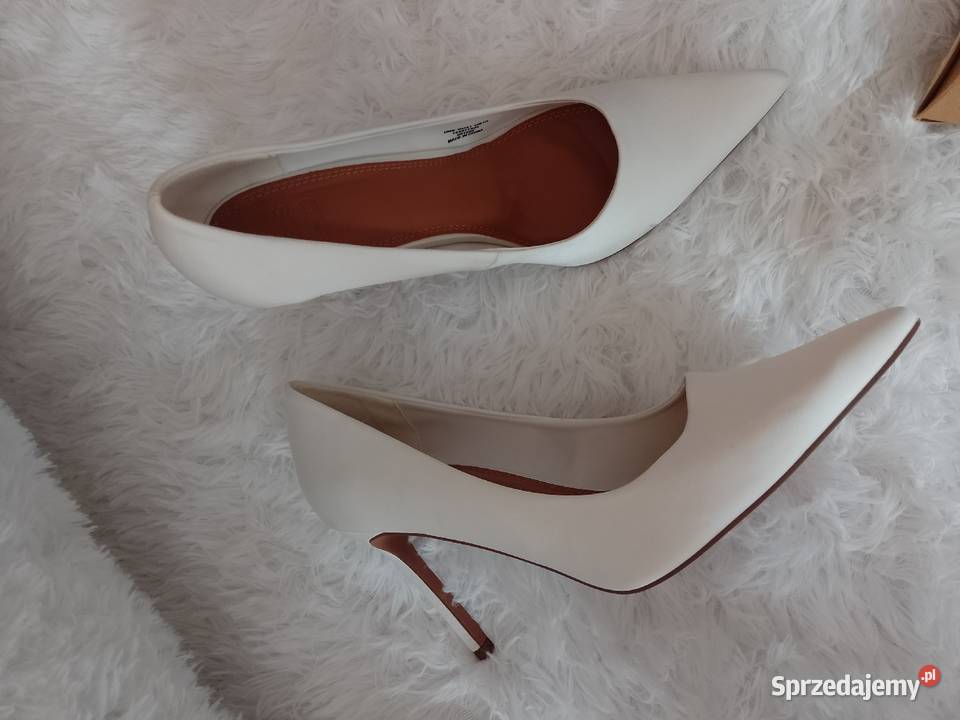 41 ASOS Design Białe czółenka Szpilki wieczorowe 26.5cm Kraków sprzedam