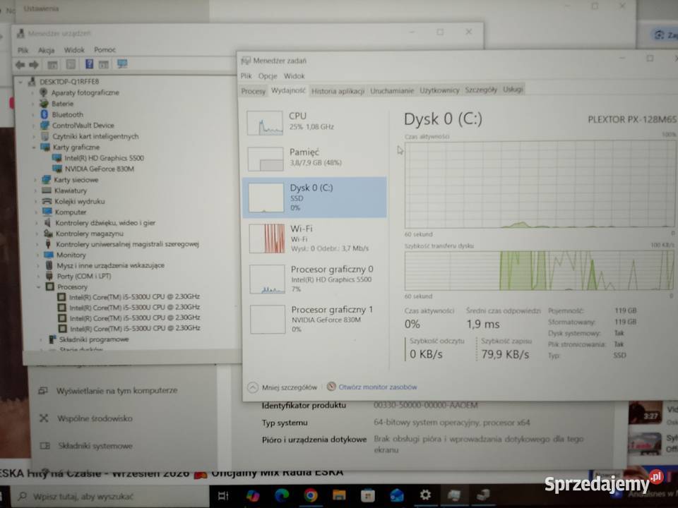 Laptop DELL Latitude E5550 SSD FULL HD Rymanów