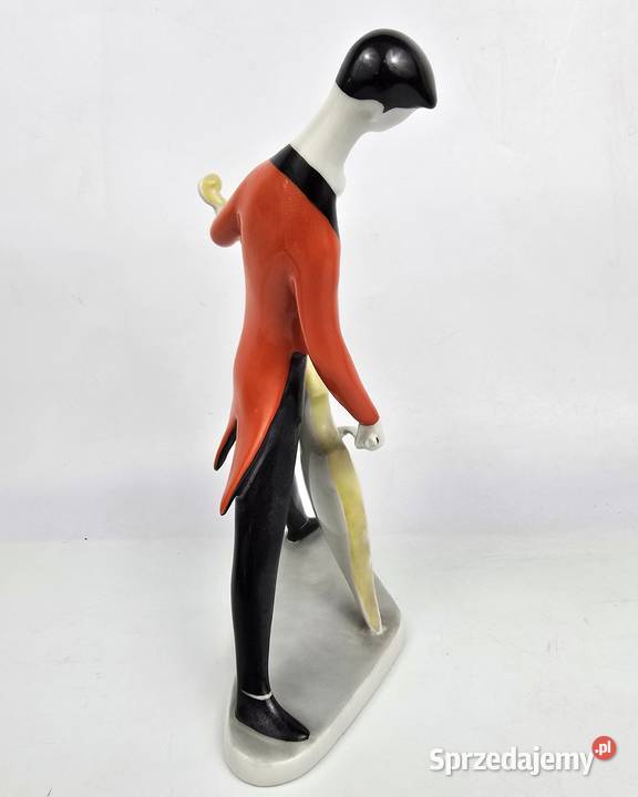 Kontrabasista styl Art Deco Zsolnay Torok Janos