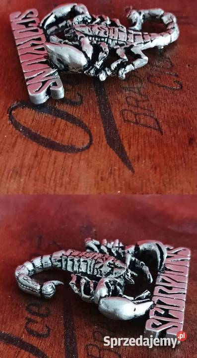 Kolekcjonerski Emblemat SCORPIONS Pozostałe Dzierżoniów