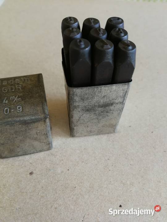 Znaczniki numerator cyfry 4mm GDR DDR retro PRL
