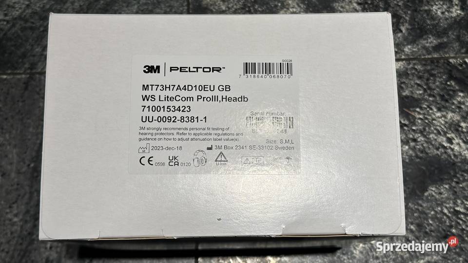 3M peltor WS Litecom PRO 3 Tczew