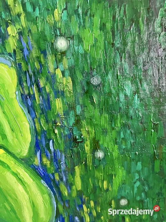 Obraz olejny na płótnie Słonecznik Łódź