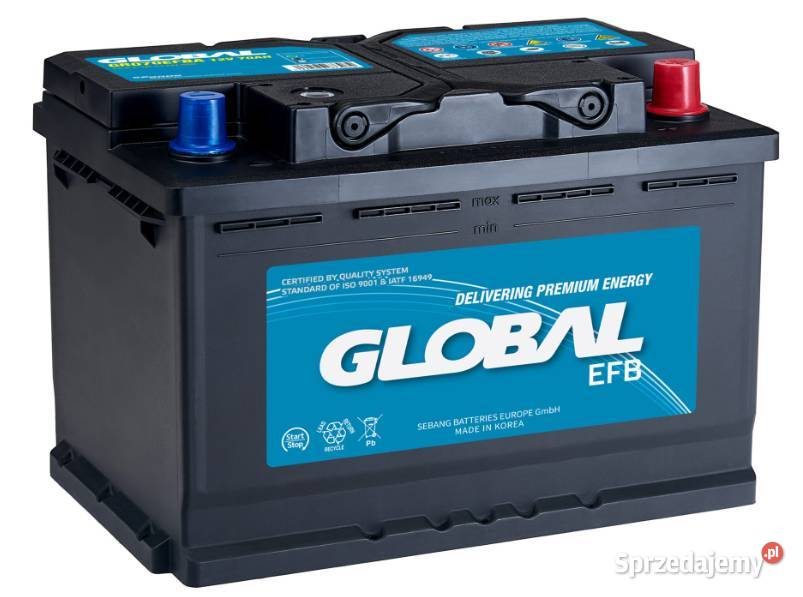 Akumulator Global EFB STARTSTOP 70Ah 680A PŁOCK Płock