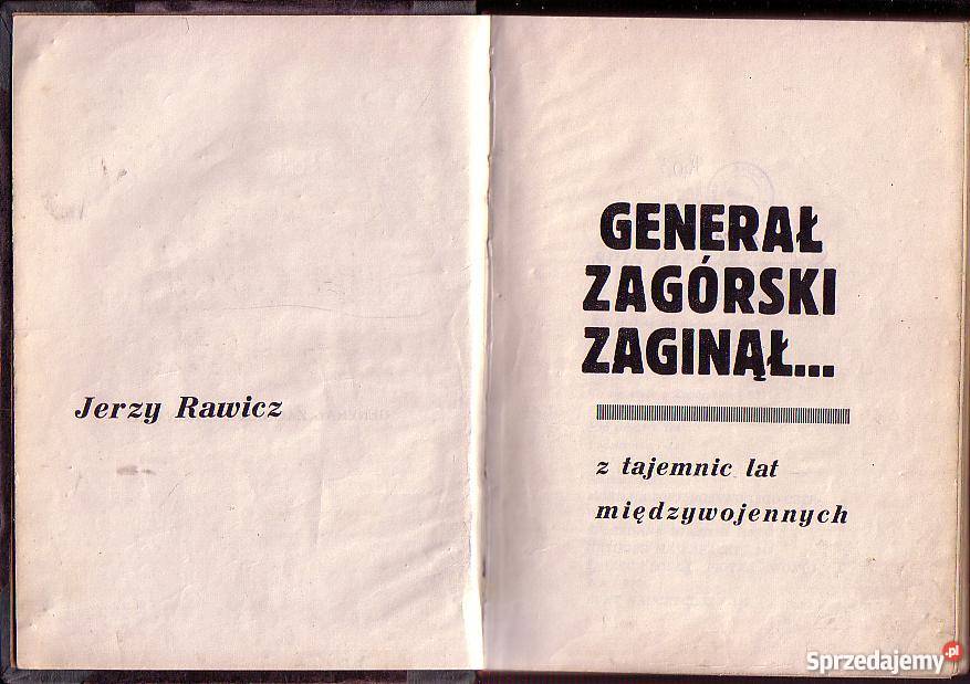 6605 GENERAŁ ZAGÓRSKI ZAGINĄŁ Z TAJEMNIC LAT Czyrna