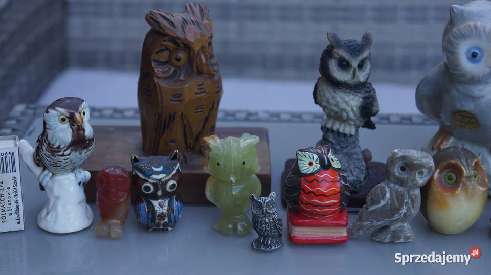 Sowa zestaw 17 różnych figurek Pozostałe Mrowino