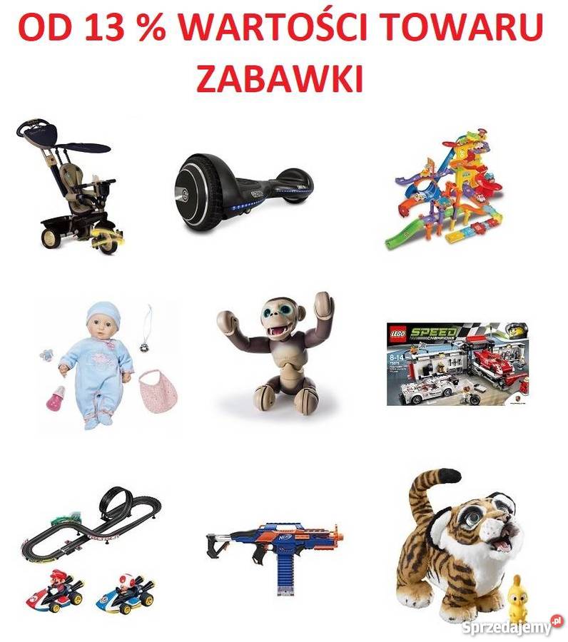 Zestaw tirowy 26 palet zabawki art Warszawa sprzedam