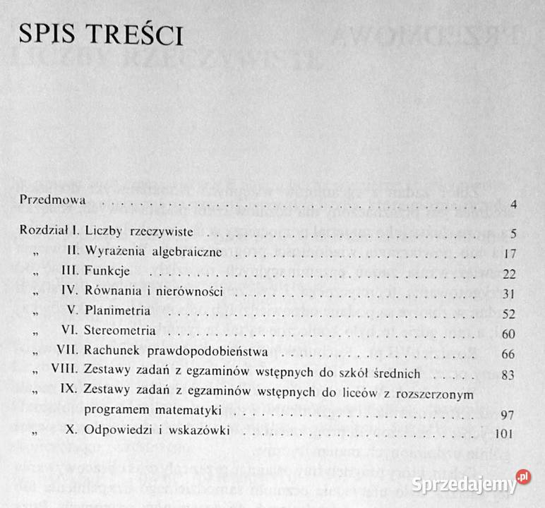 Zbiór zadań z egzaminów wstępnych z matematyki lubelskie Chełm sprzedam