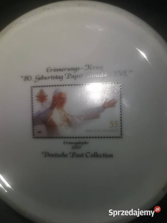 Kufel do piwa Benedykt XVI Nowy Tomyśl sprzedam